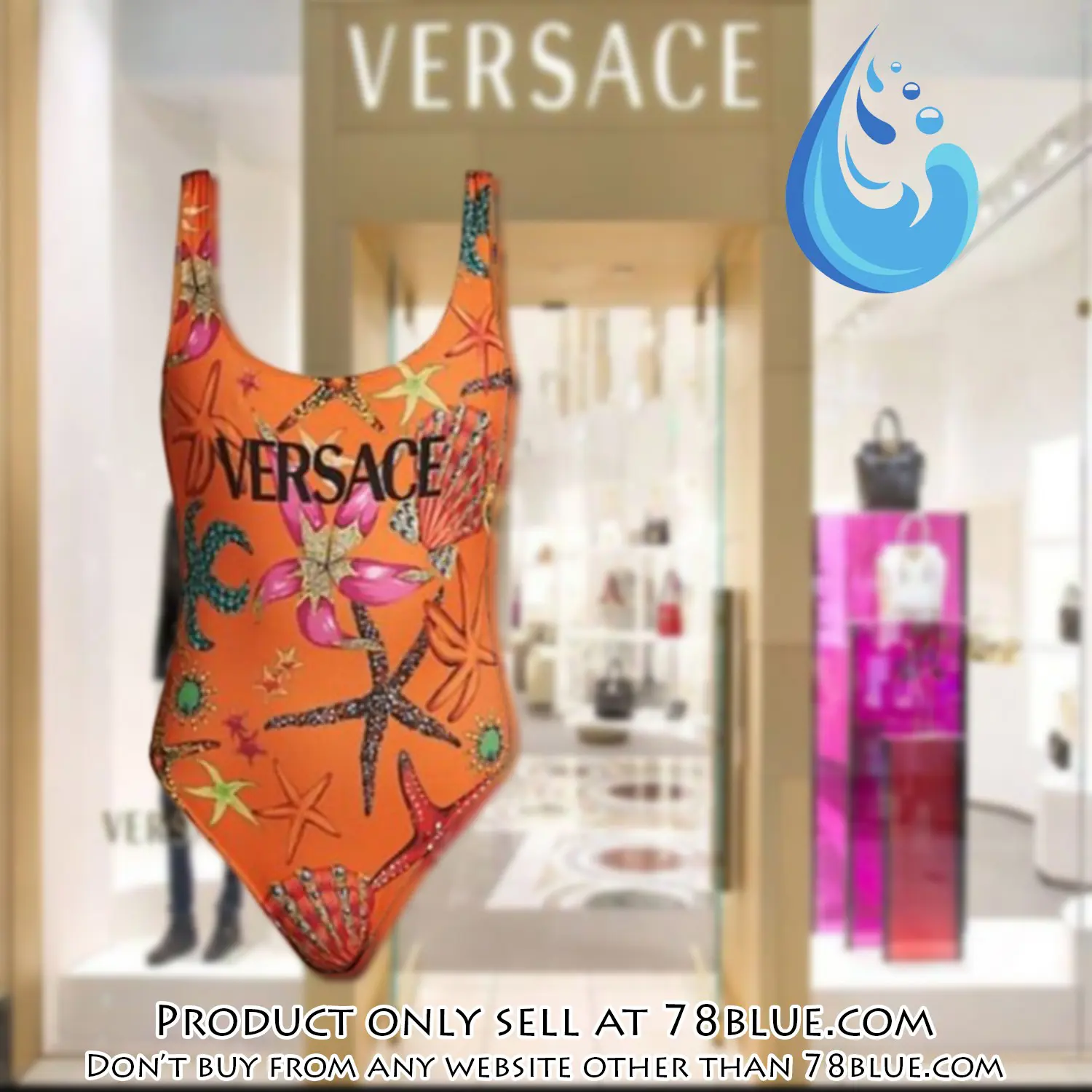 Versace swimwear beachwear one piece swimsuit osw1076 78b2012455